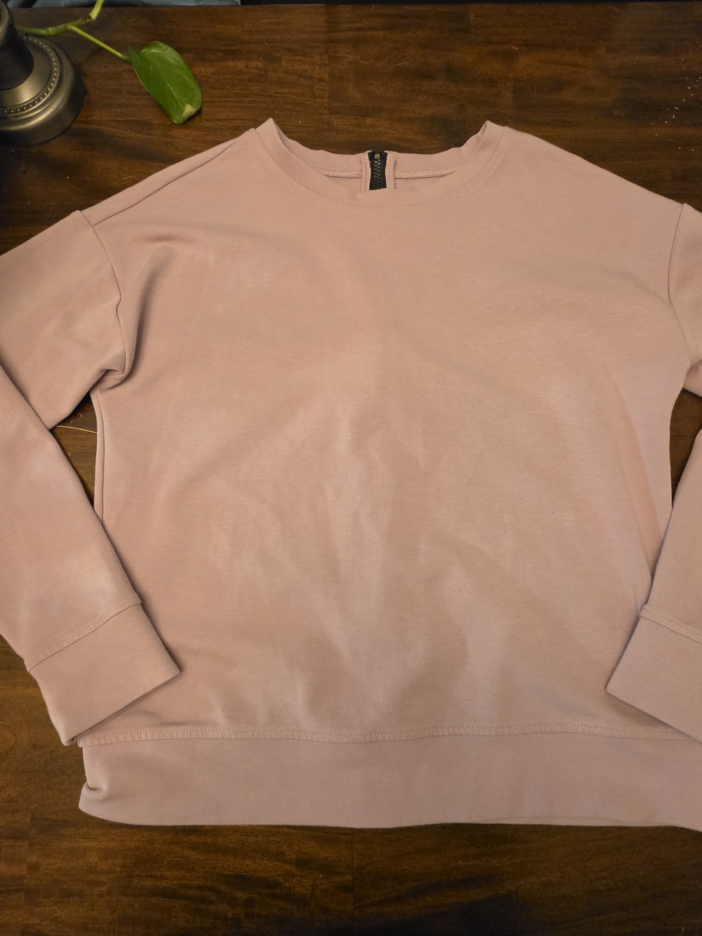 Gaiam Pink Full-Zip Back Activewear Sweatshirt – Size M